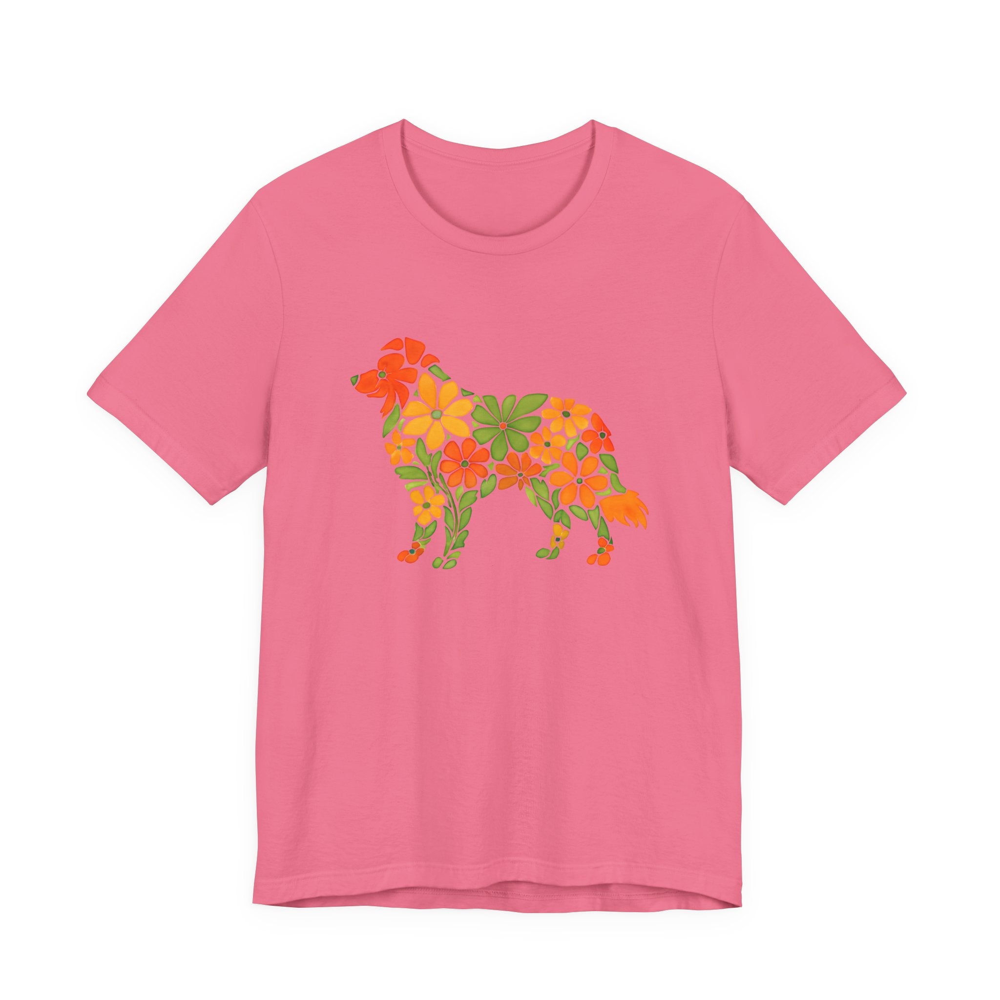 Floral Border Collie Tee