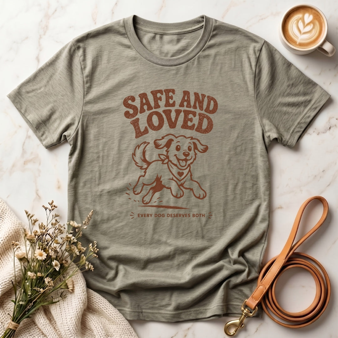 Safe and Loved Dog Tee