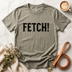 Fetch! Tee in Black letters