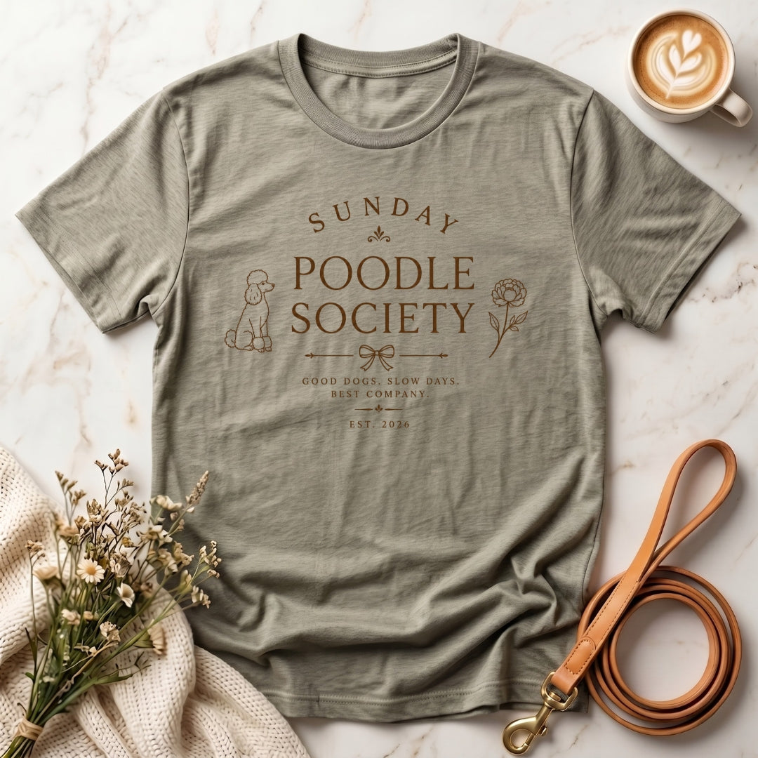 Sunday Poodle Society Tee