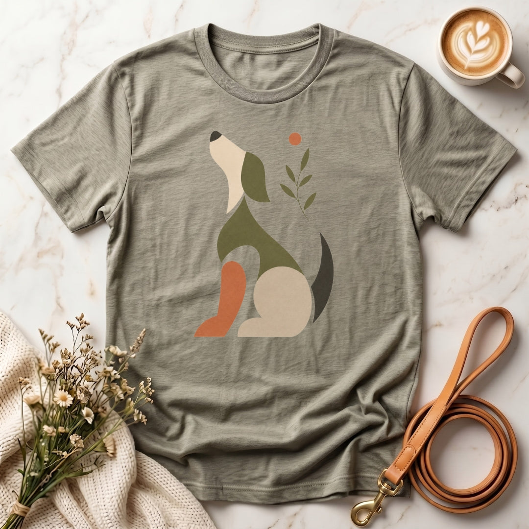 Abstract Dog Tee