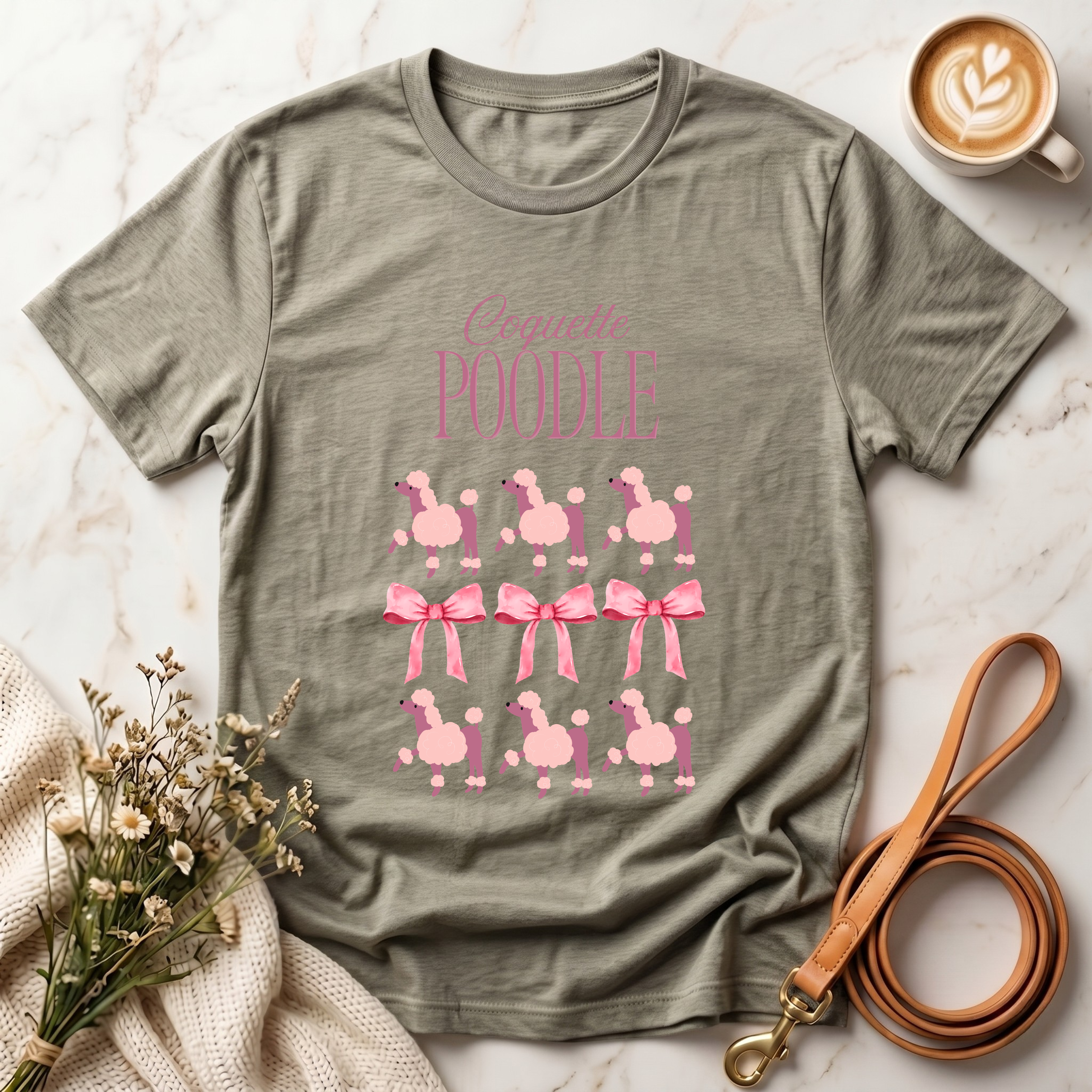 Coquette Poodle Tee