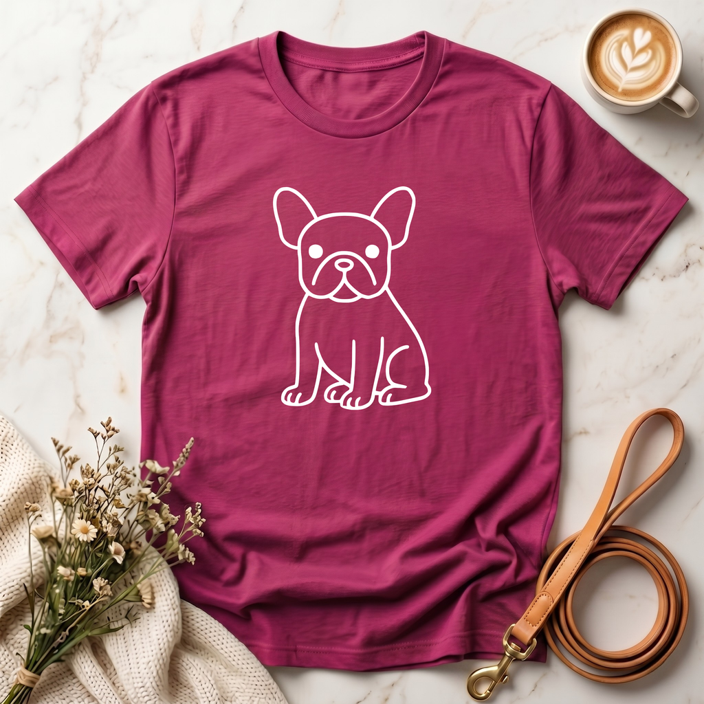 Minimal French Bulldog Tee