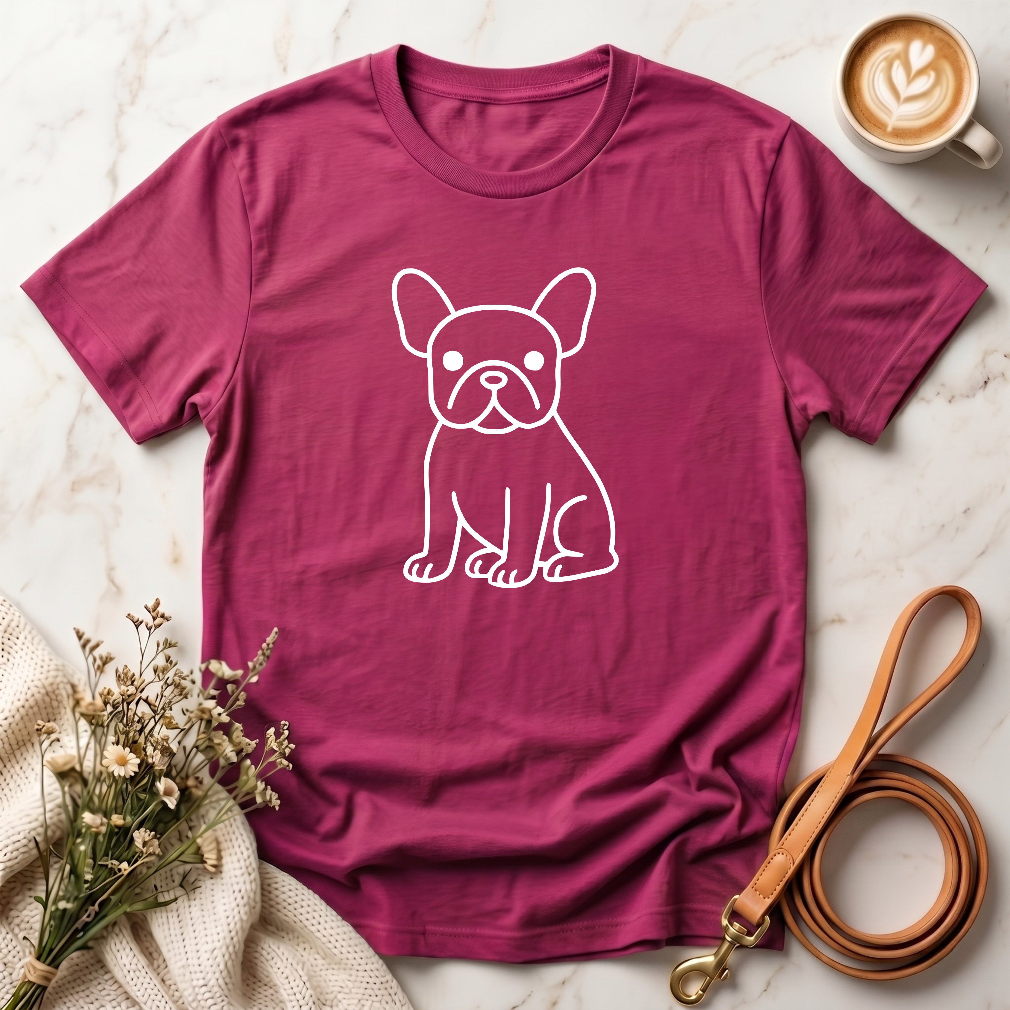 Minimal French Bulldog Tee