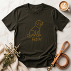Line art Labrador Fetch! Tee