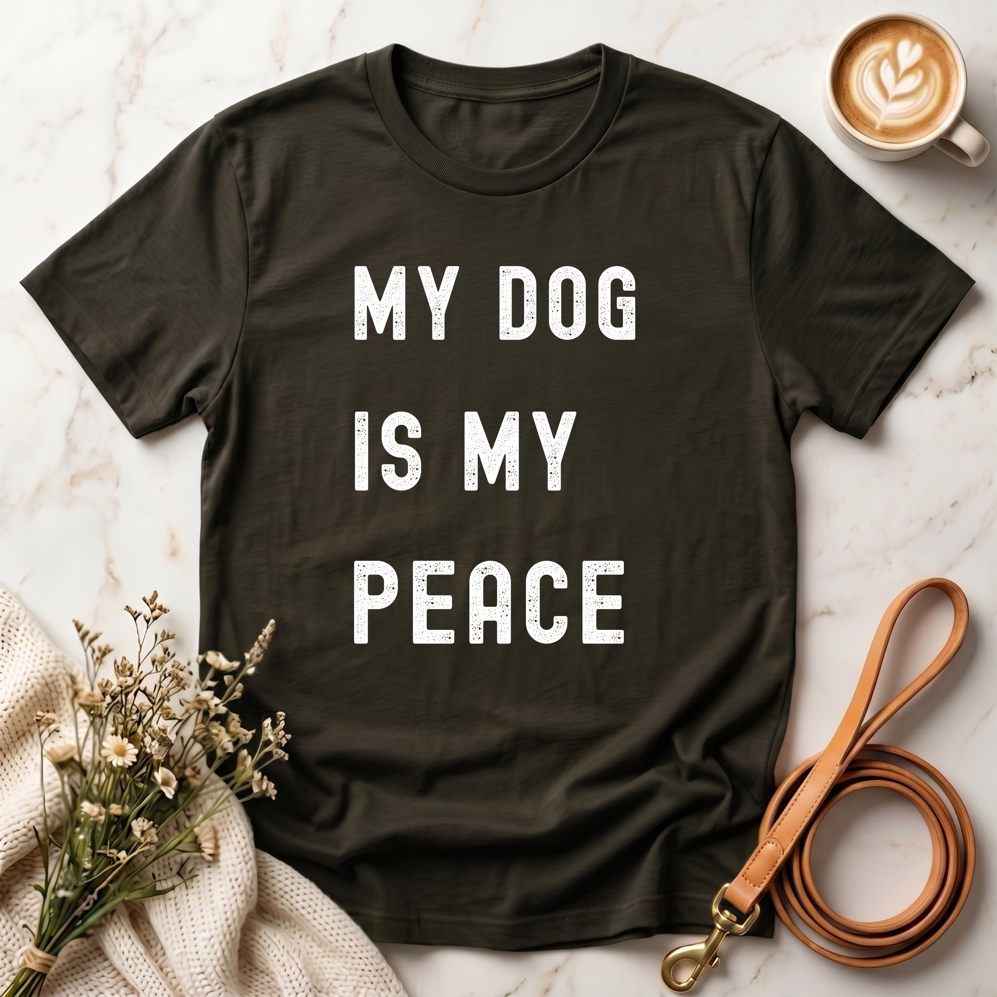 My Dog is My Peace Tee