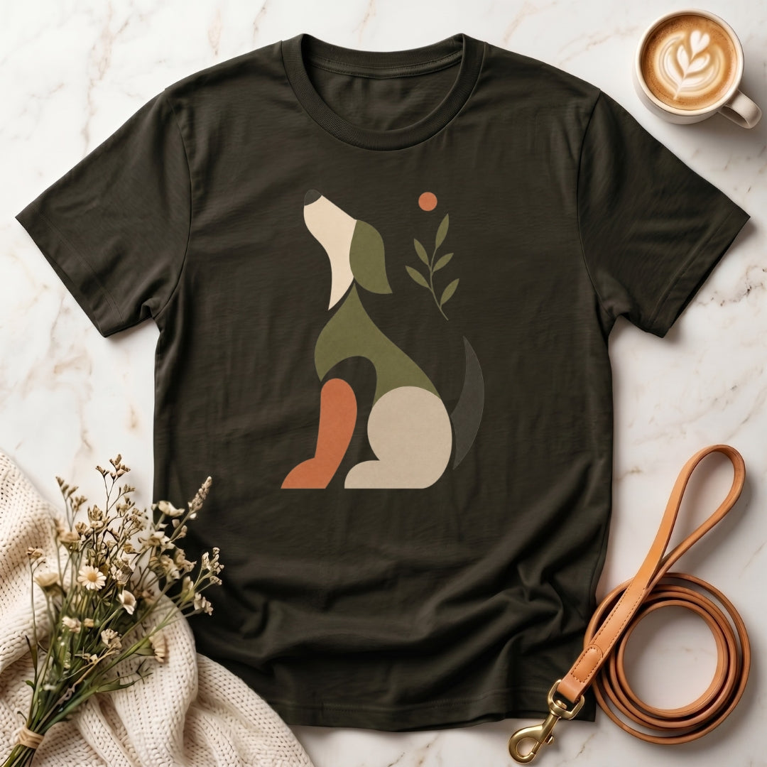 Abstract Dog Tee