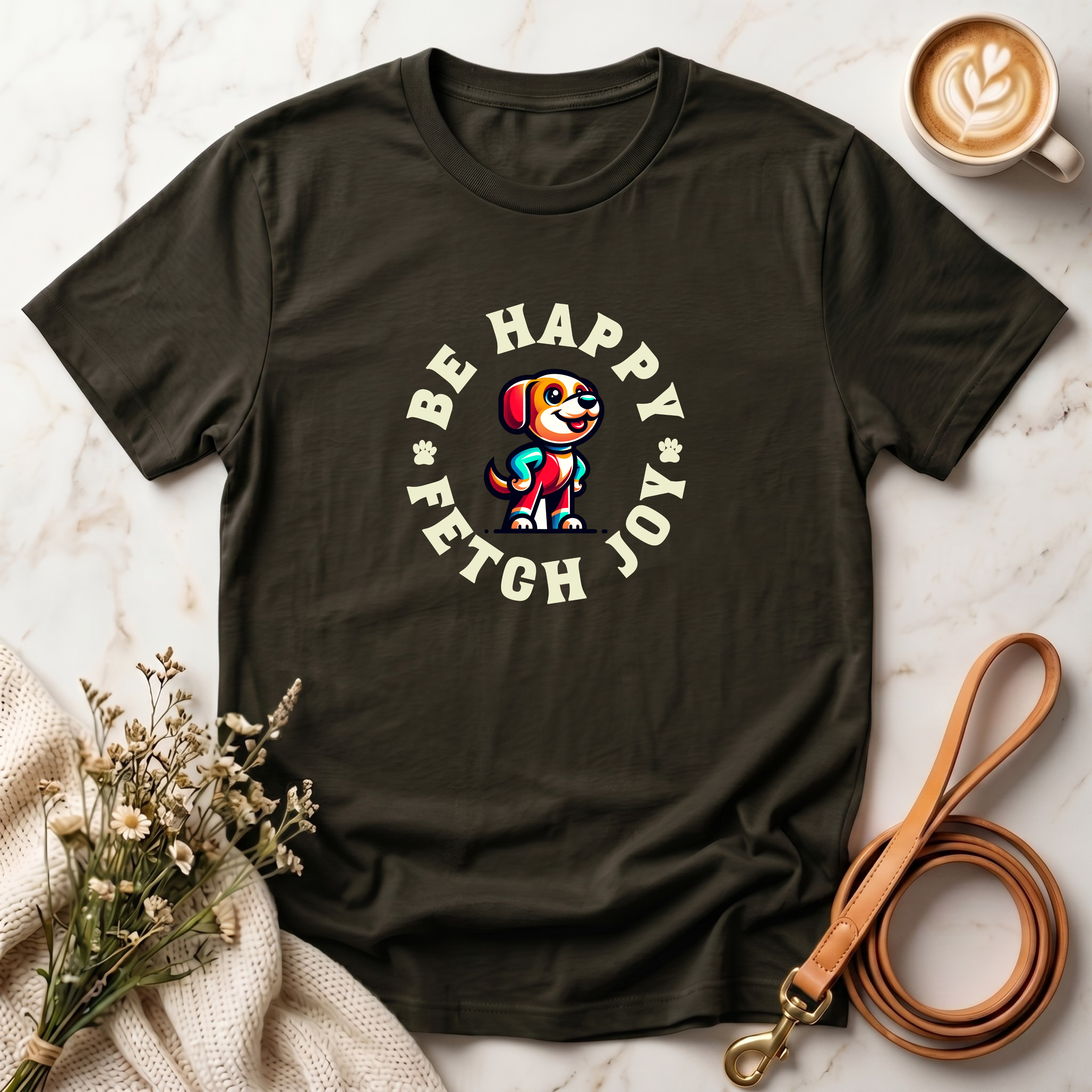 Be Happy Fetch Joy Tee
