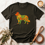 Floral Border Collie Tee