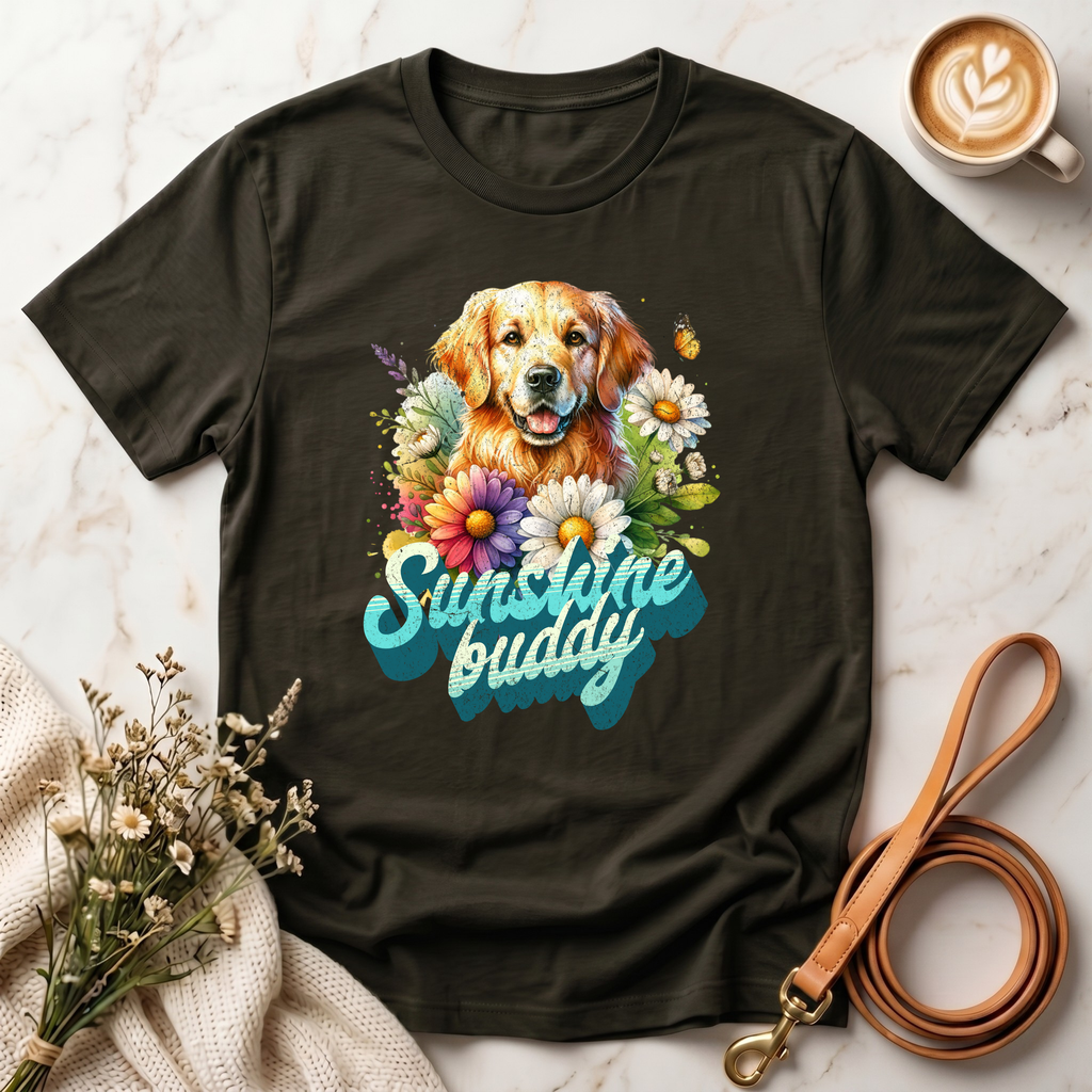 Golden Retriever Sunshine Buddy Tee
