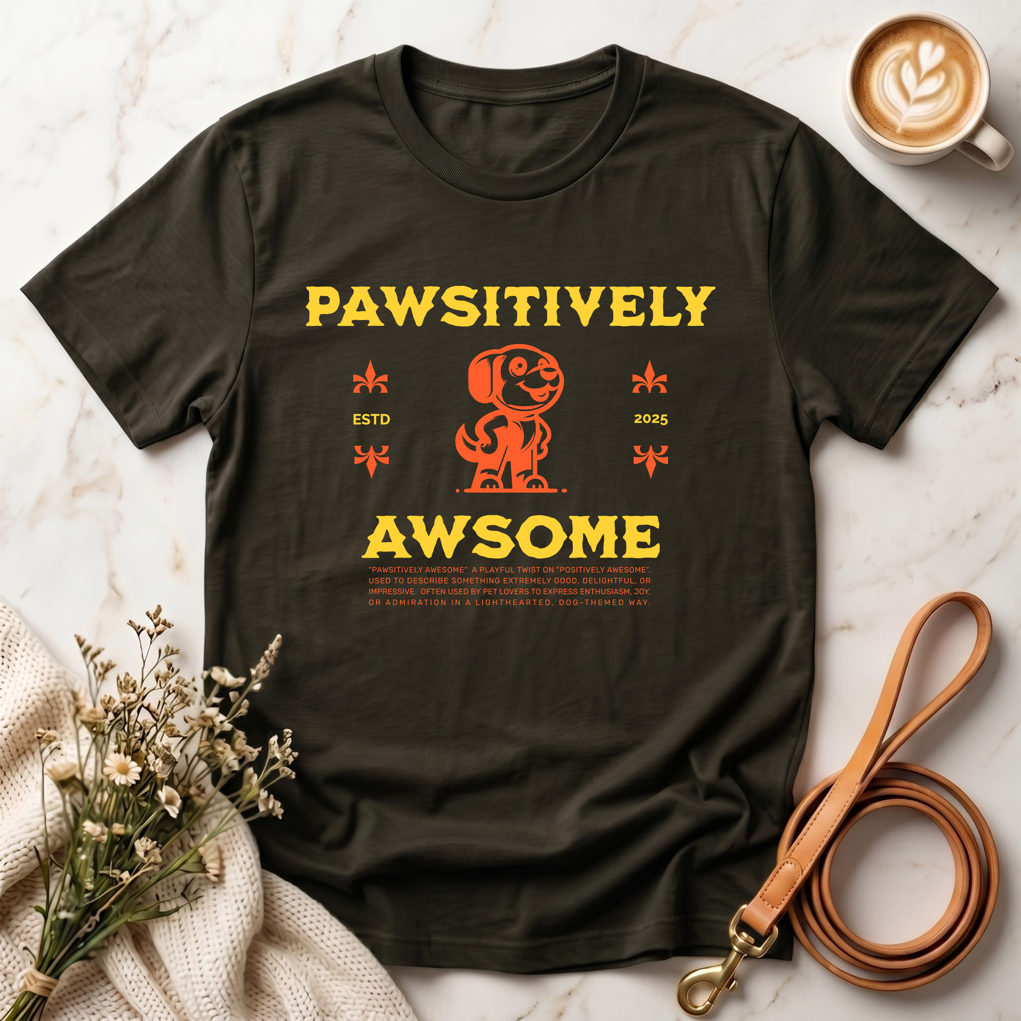 Pawsitively Awesome Tee