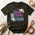 Sweet as Puppy Kisses Tough as Denim Tee