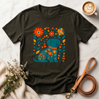 Floral Puppy Tee
