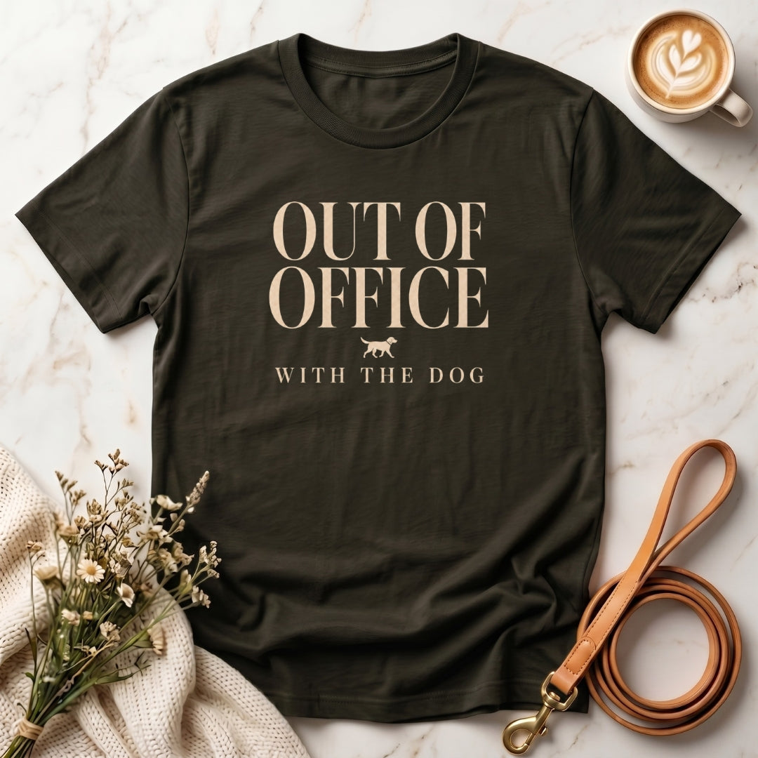 Out of Office With the Dog Tee
