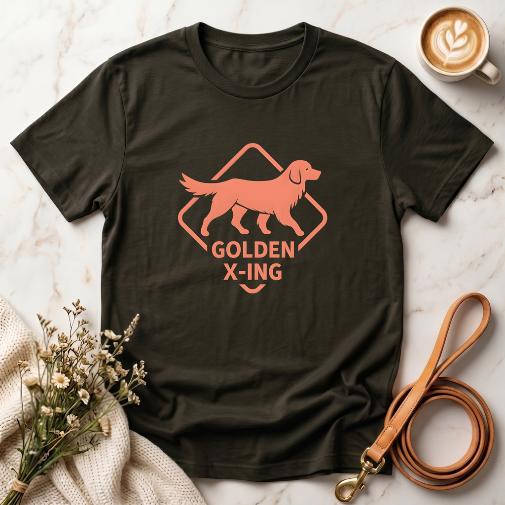 Golden Retriever X-ing Tee