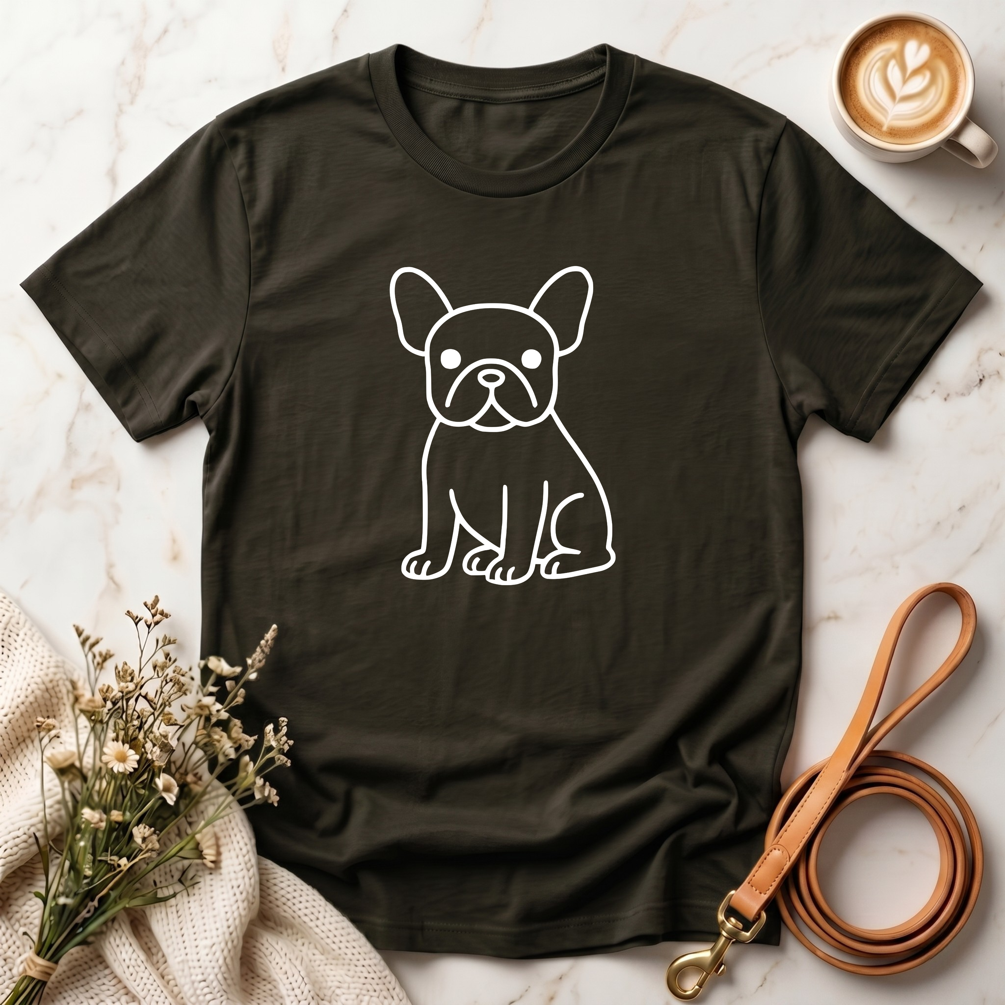 Minimal French Bulldog Tee