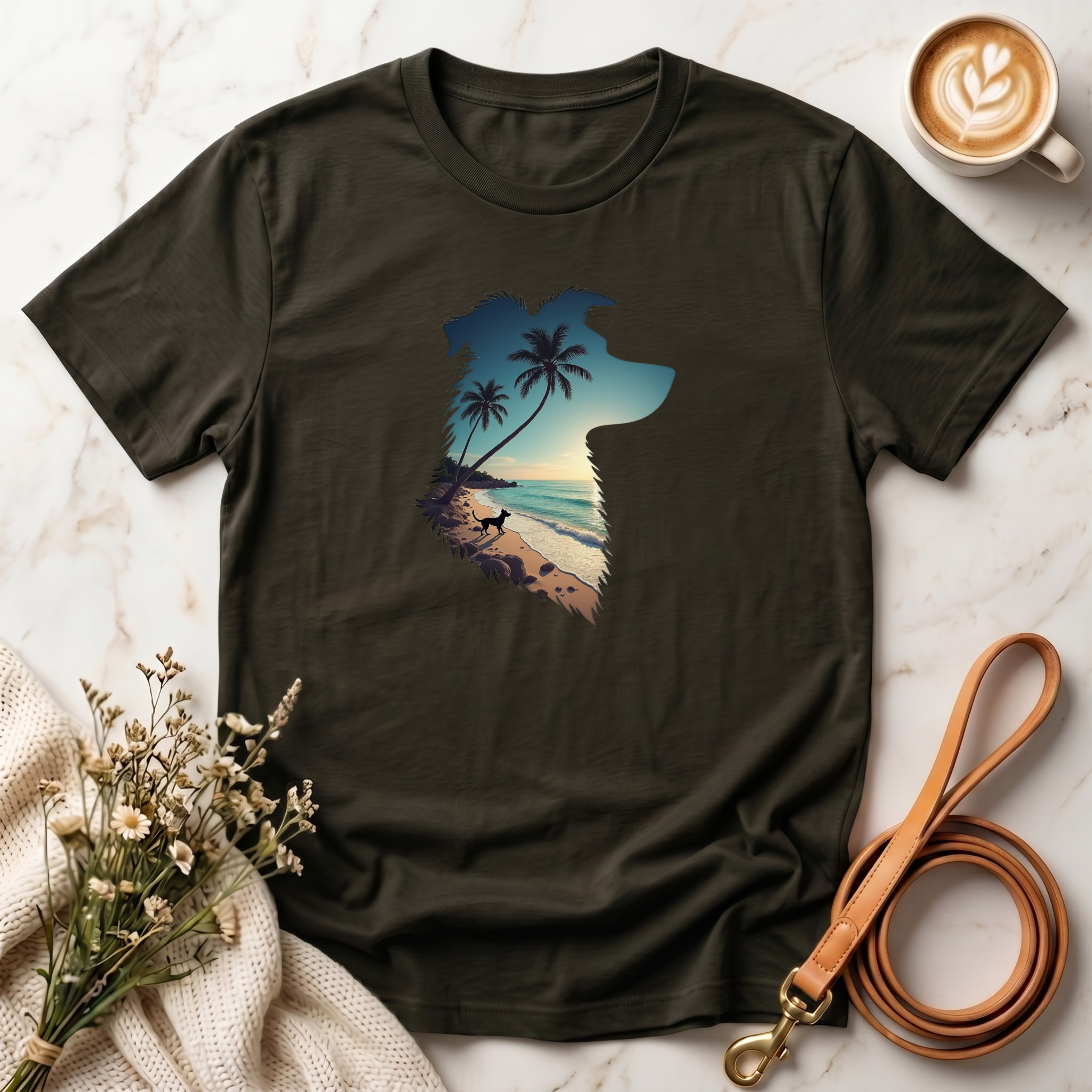Beach Vibe Collie Tee
