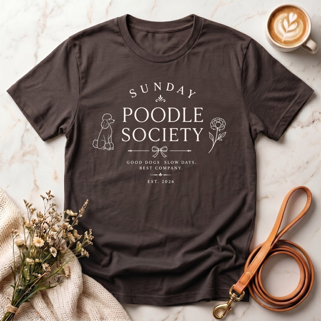 Sunday Poodle Society Tee