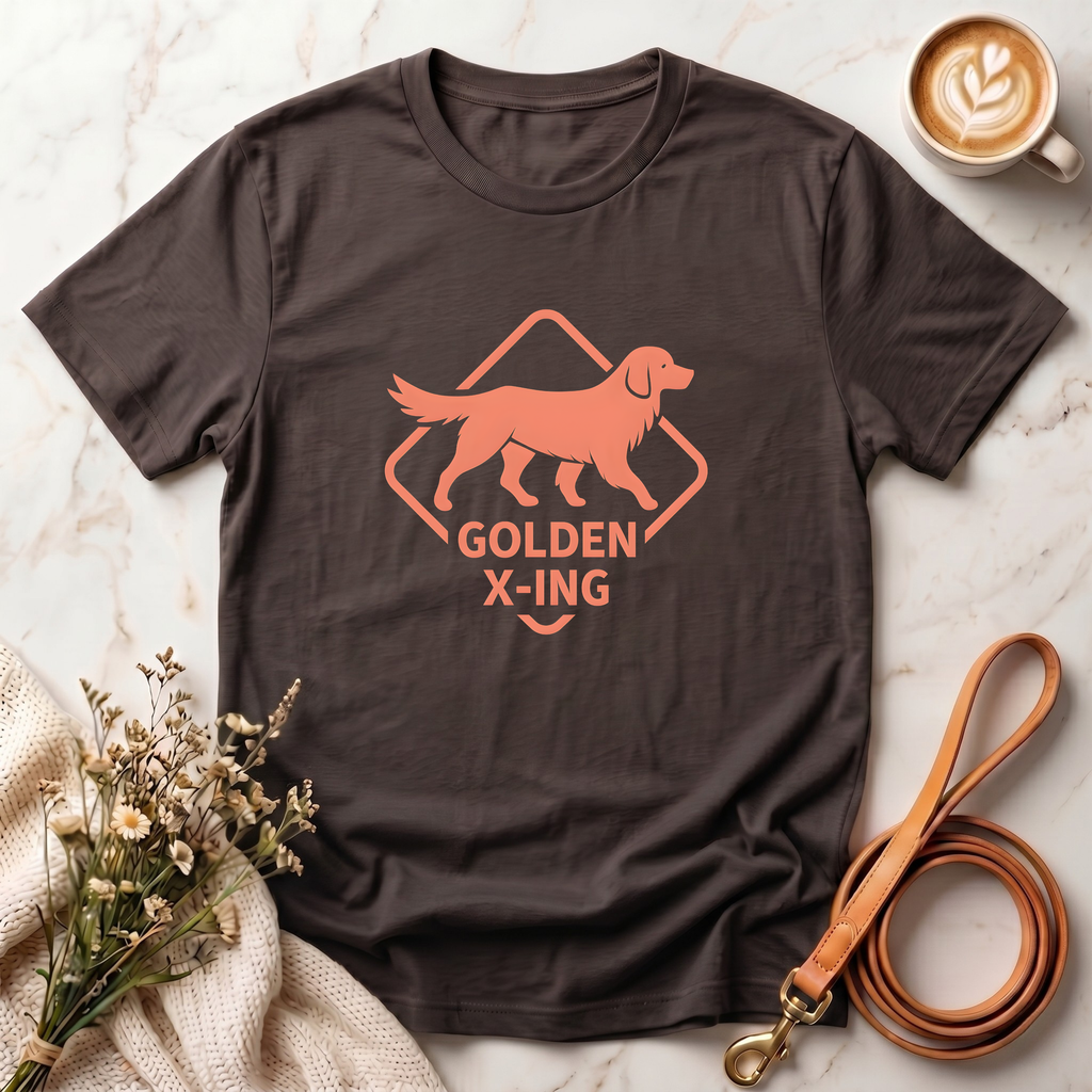 Golden Retriever X-ing Tee