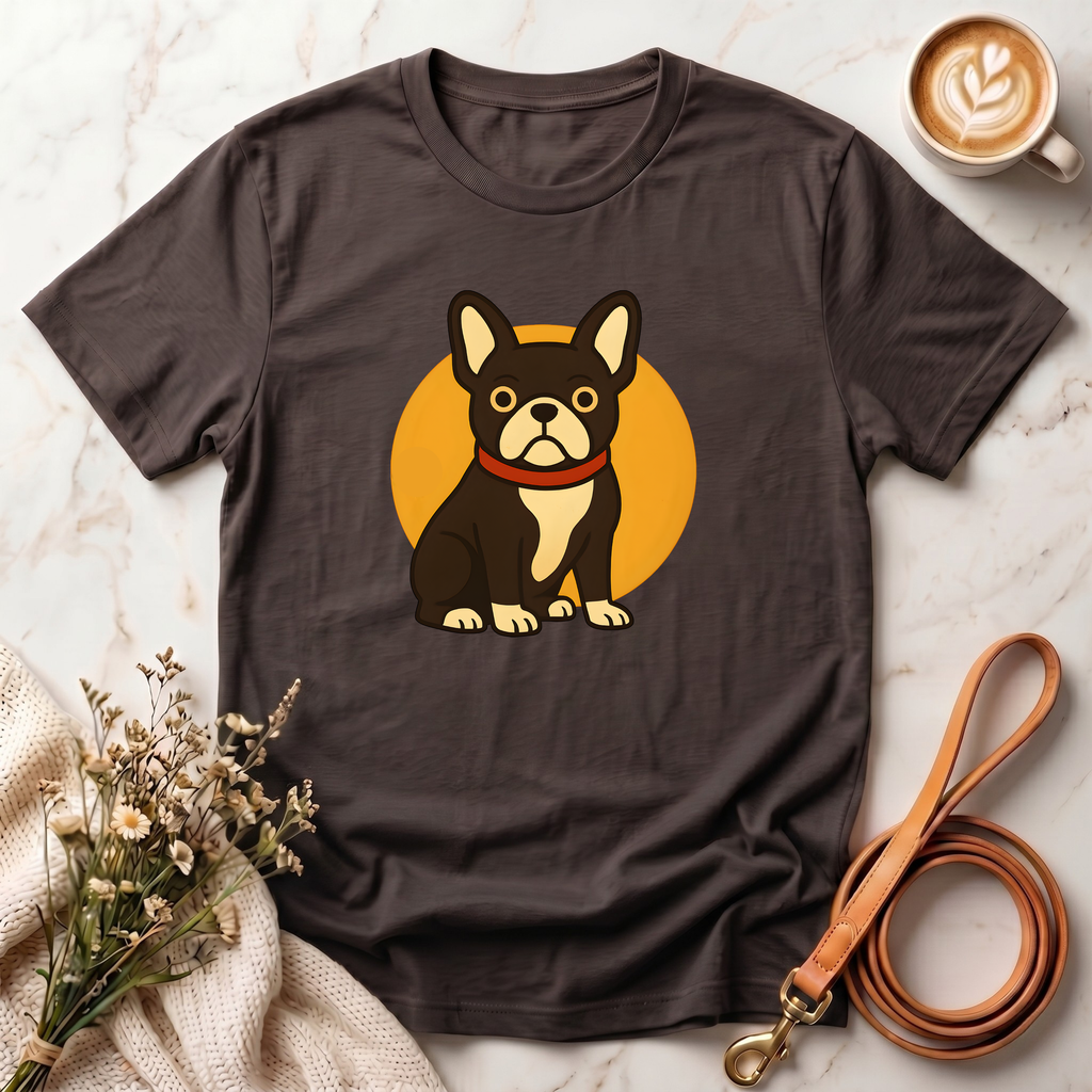 Retro French Bulldog Graphic Tee