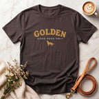Golden Good Dogs Only Tee