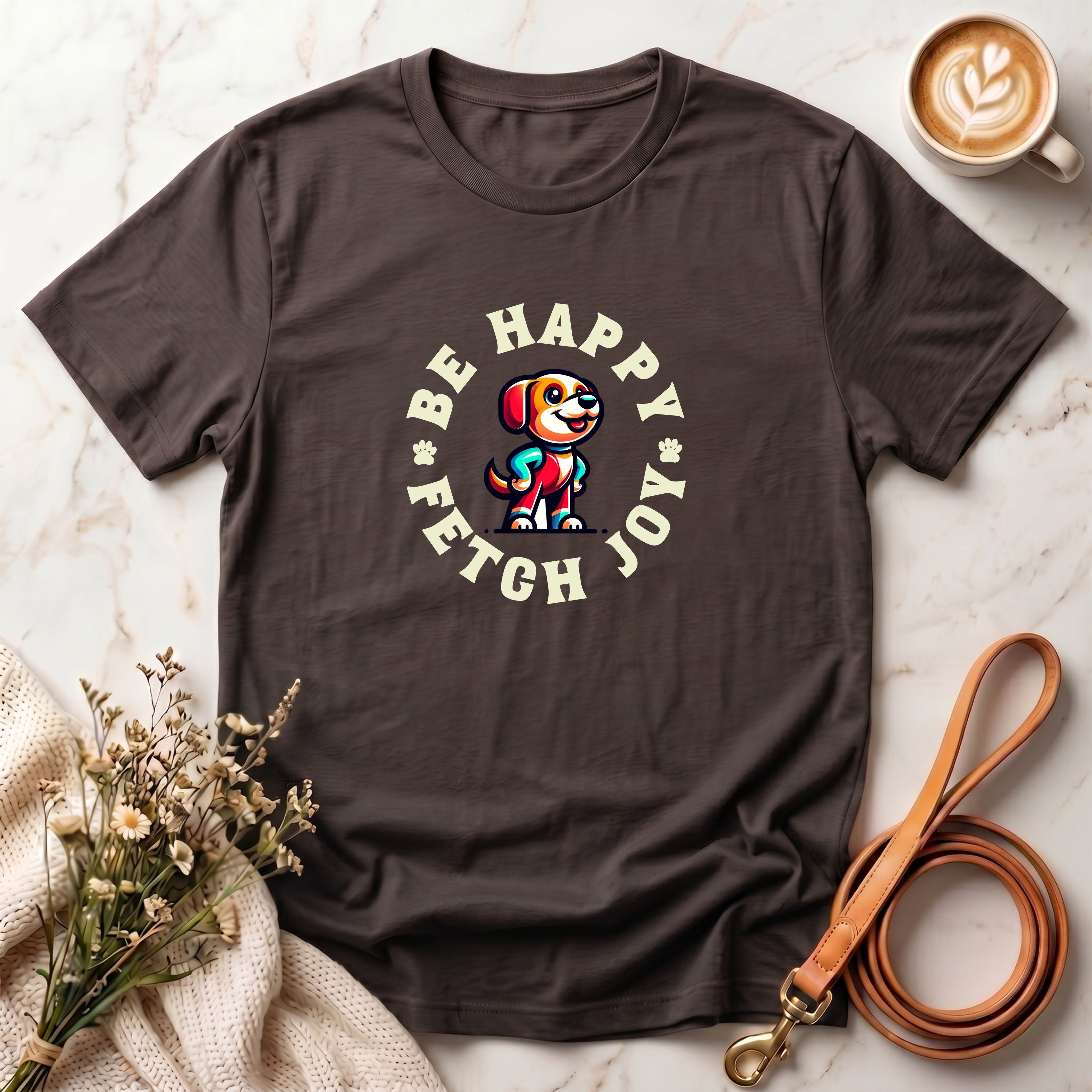 Be Happy Fetch Joy Tee