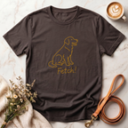 Line art Labrador Fetch! Tee