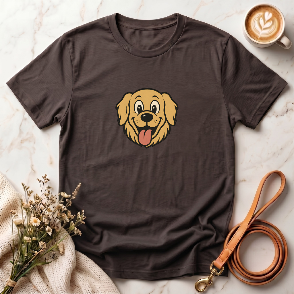 Happy Golden Retriever Tee