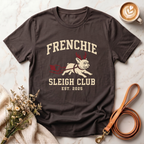 Frenchie Sleigh Club Christmas Tee