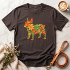 Floral French Bulldog Tee
