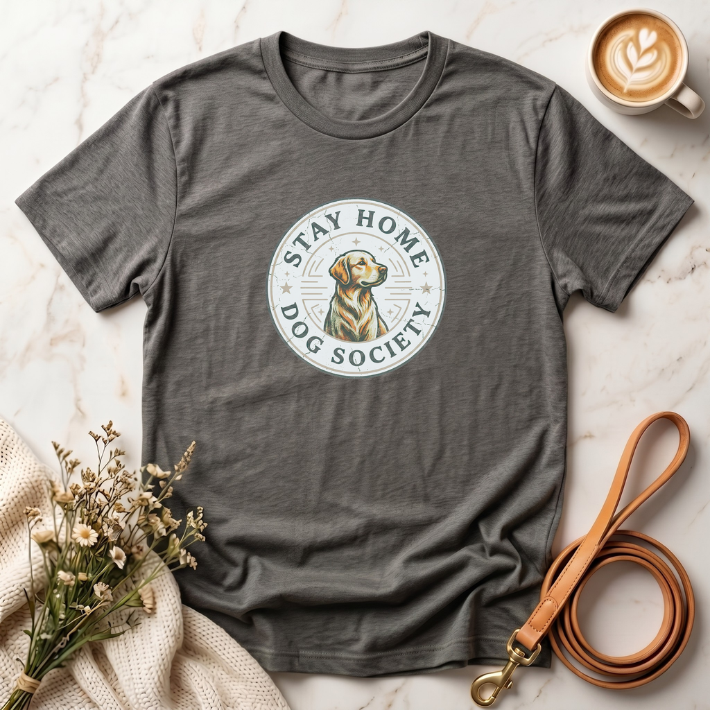 Stay Home Dog Society Tee