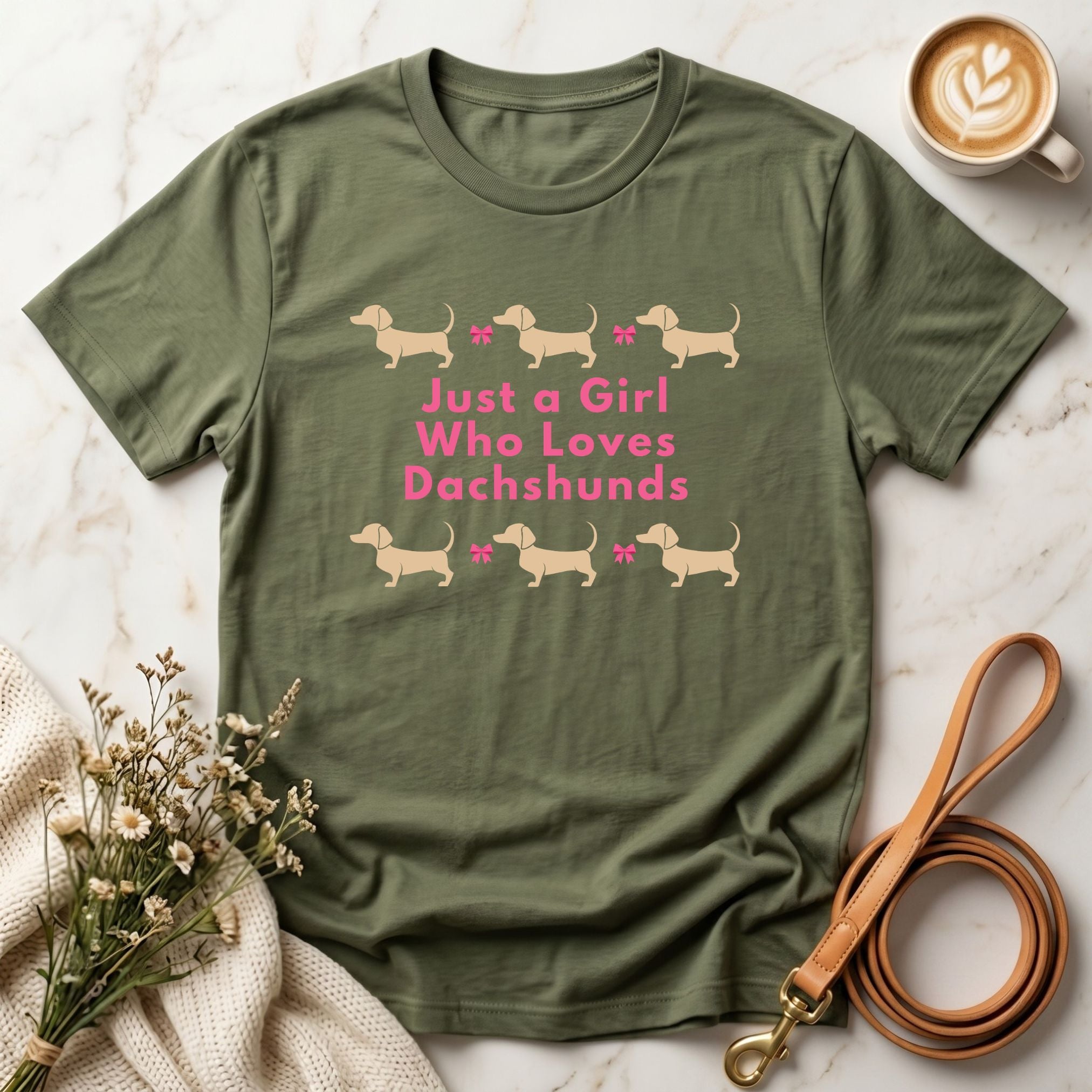 Just a Girl Who Loves Dachshunds Tee