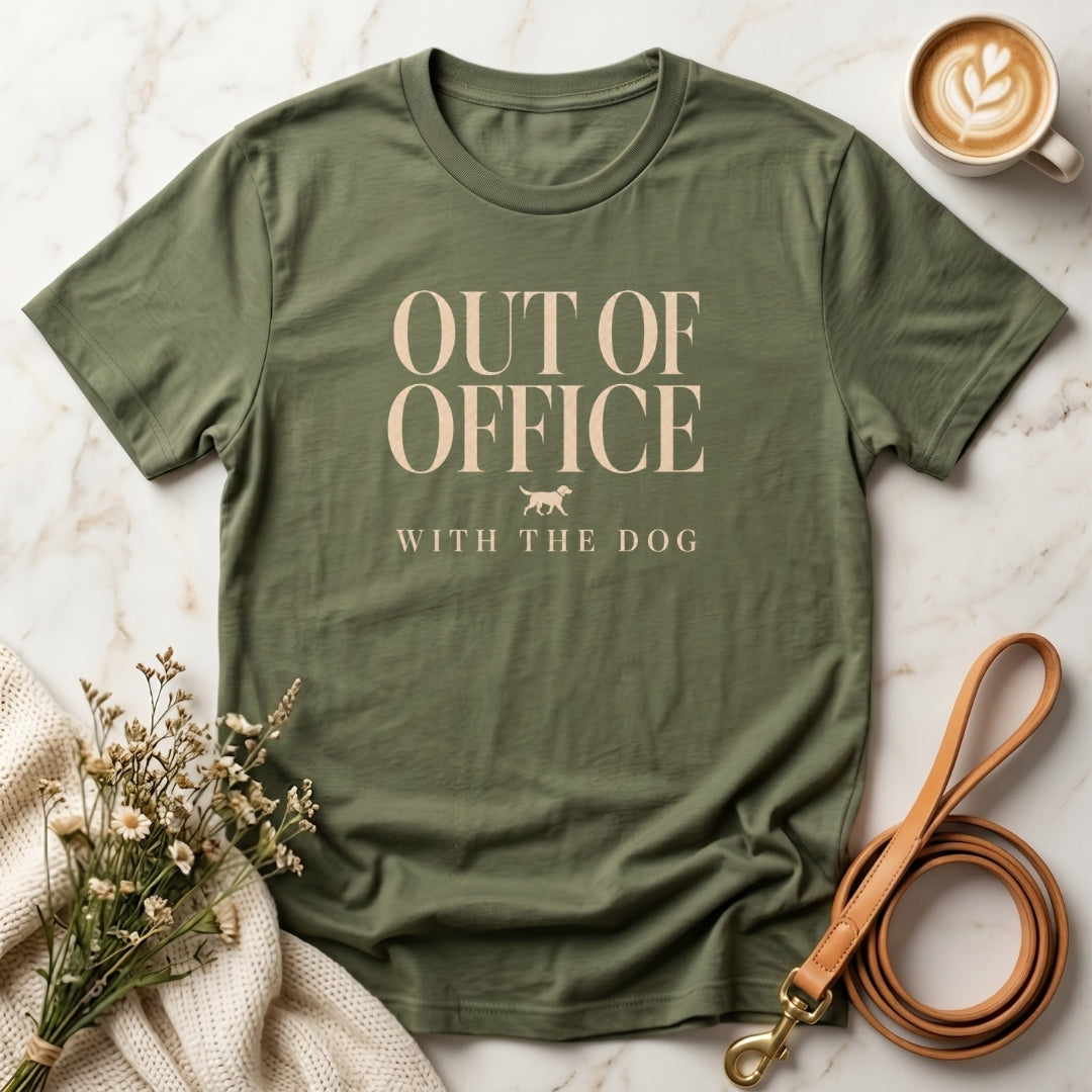 Out of Office With the Dog Tee