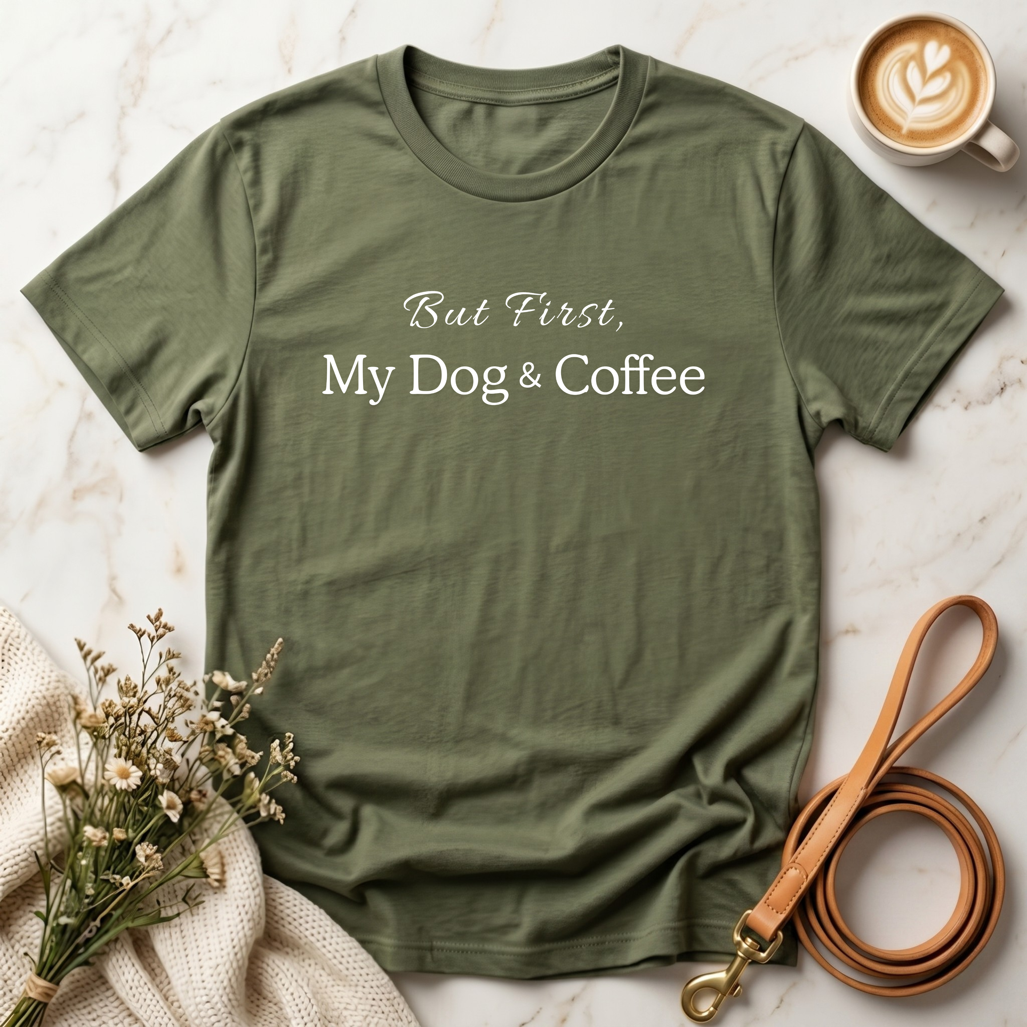 But First, My Dog & Coffee Tee
