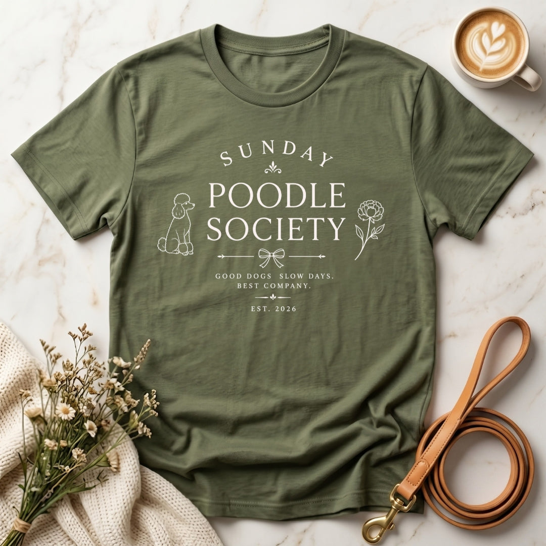Sunday Poodle Society Tee