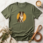 Retro Border collie Tee