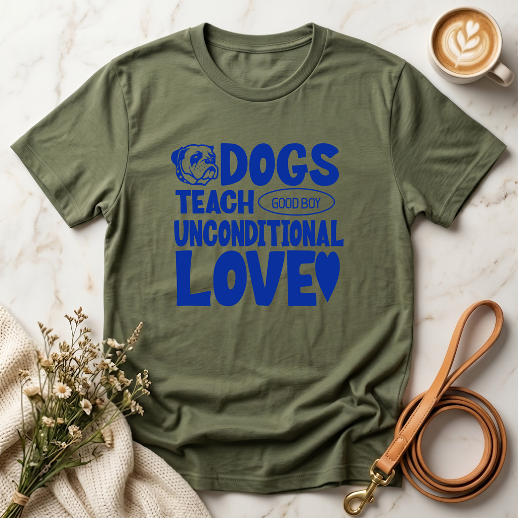 Dogs Teach Unconditional Love Tee