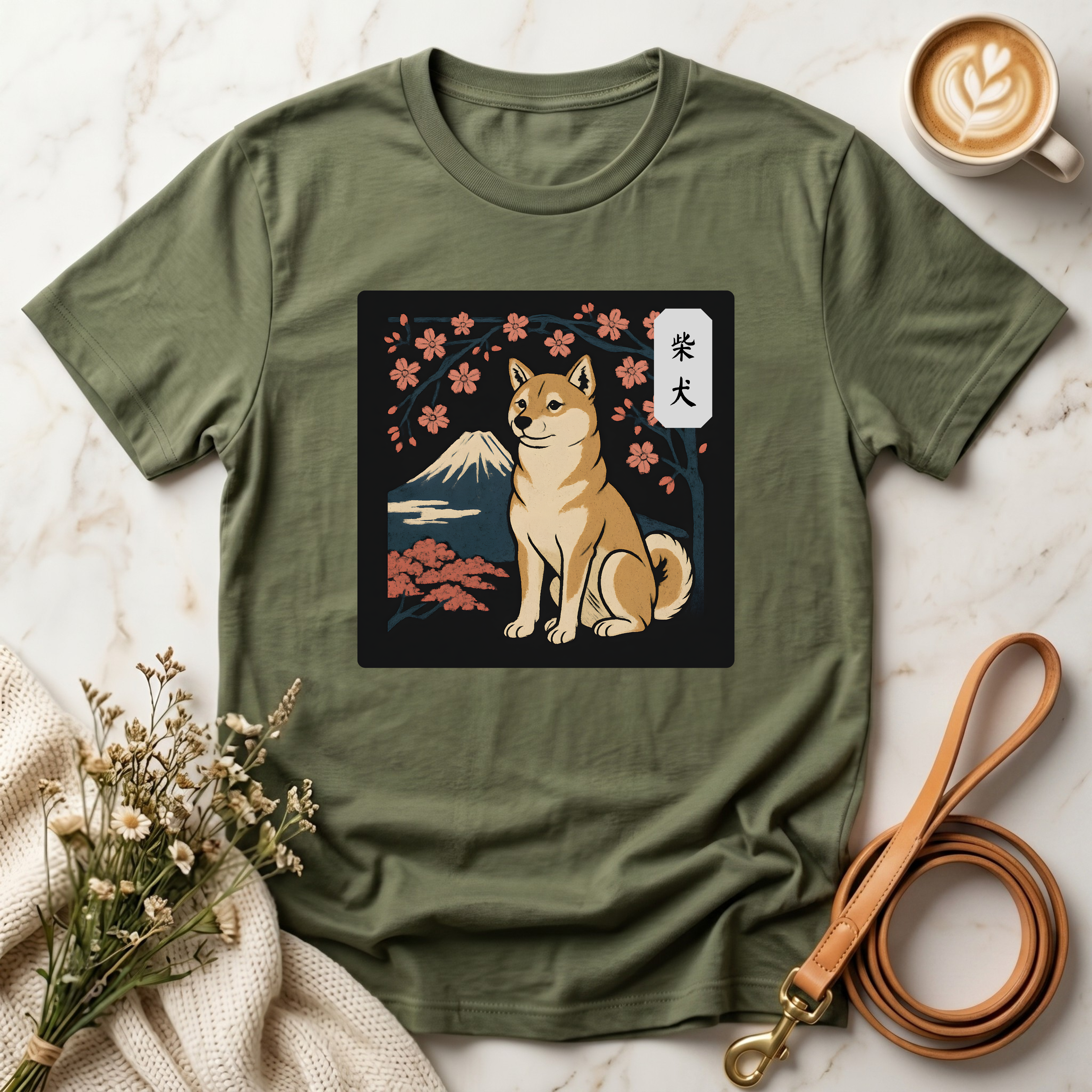 Japanese Shiba Inu Art Tee