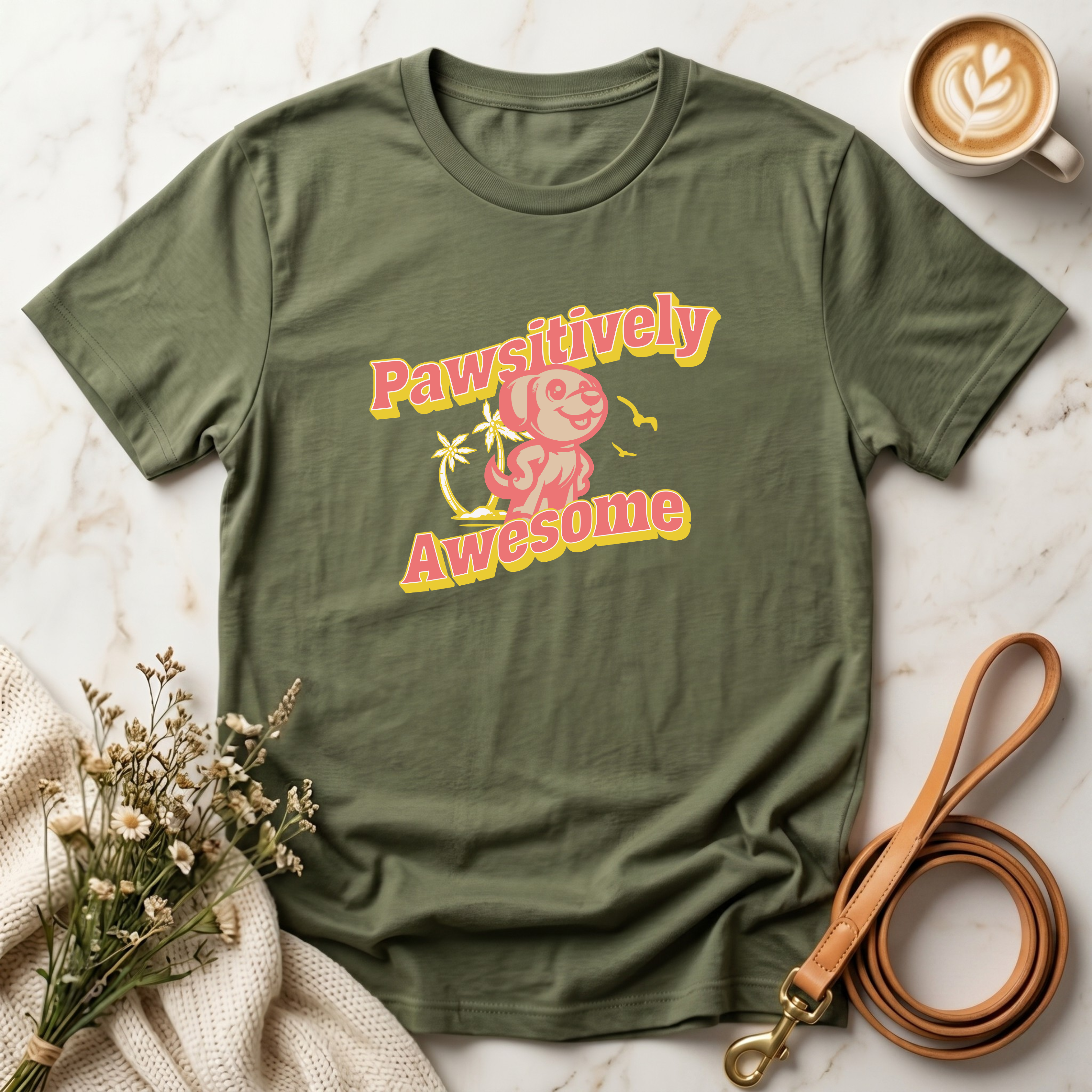 Pawsitively Awesome Tee