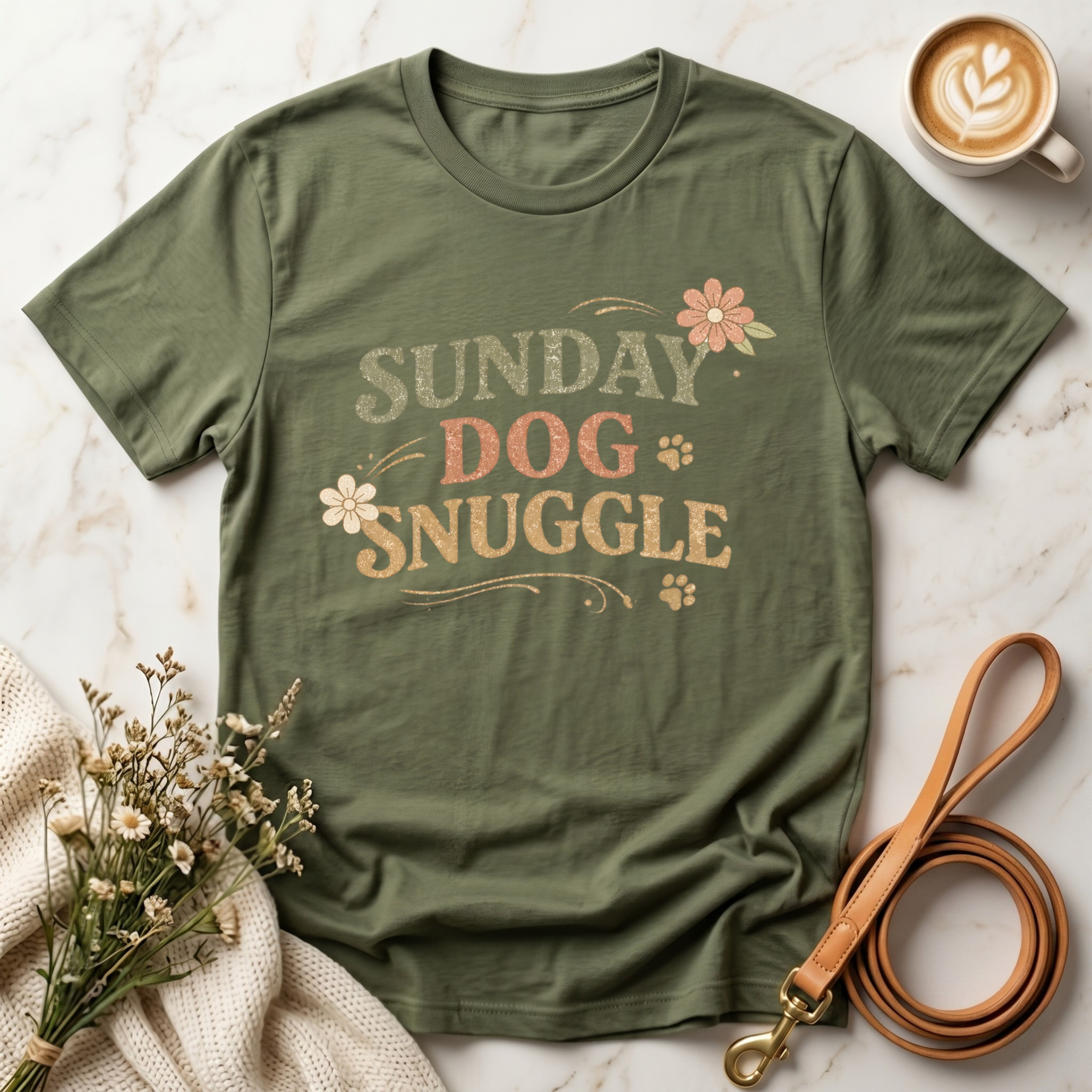 Sunday Dog Snuggle Tee