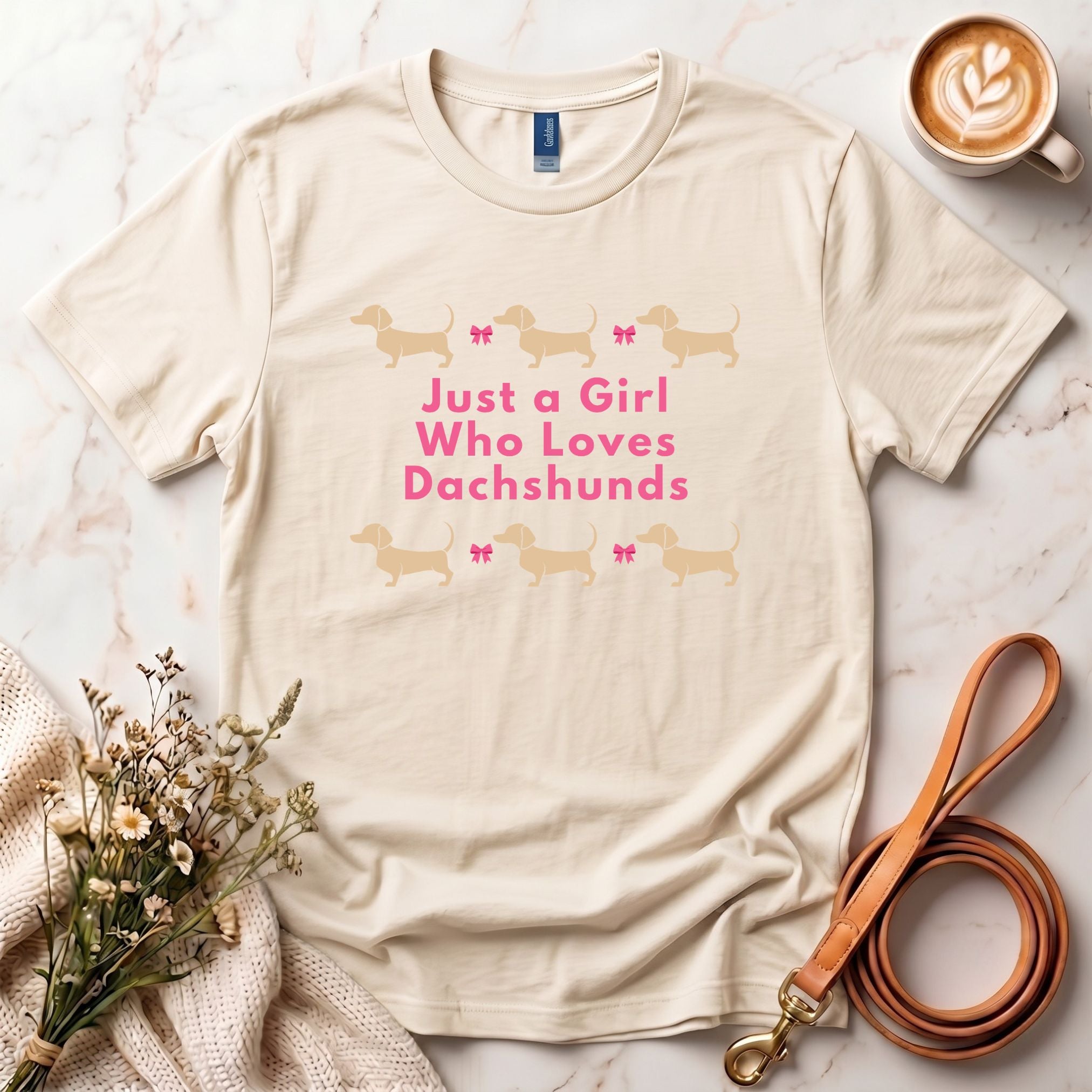 Just a Girl Who Loves Dachshunds Tee
