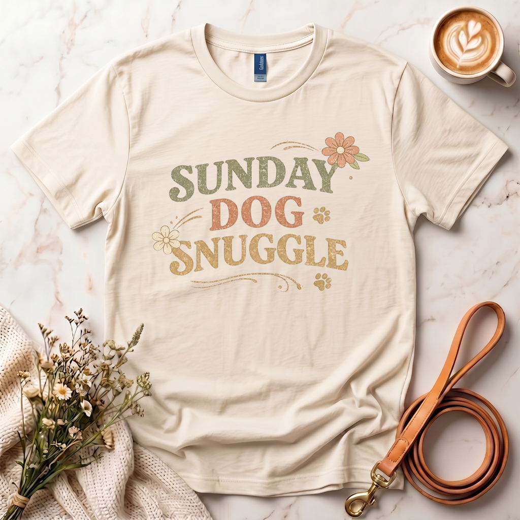 Sunday Dog Snuggle Tee