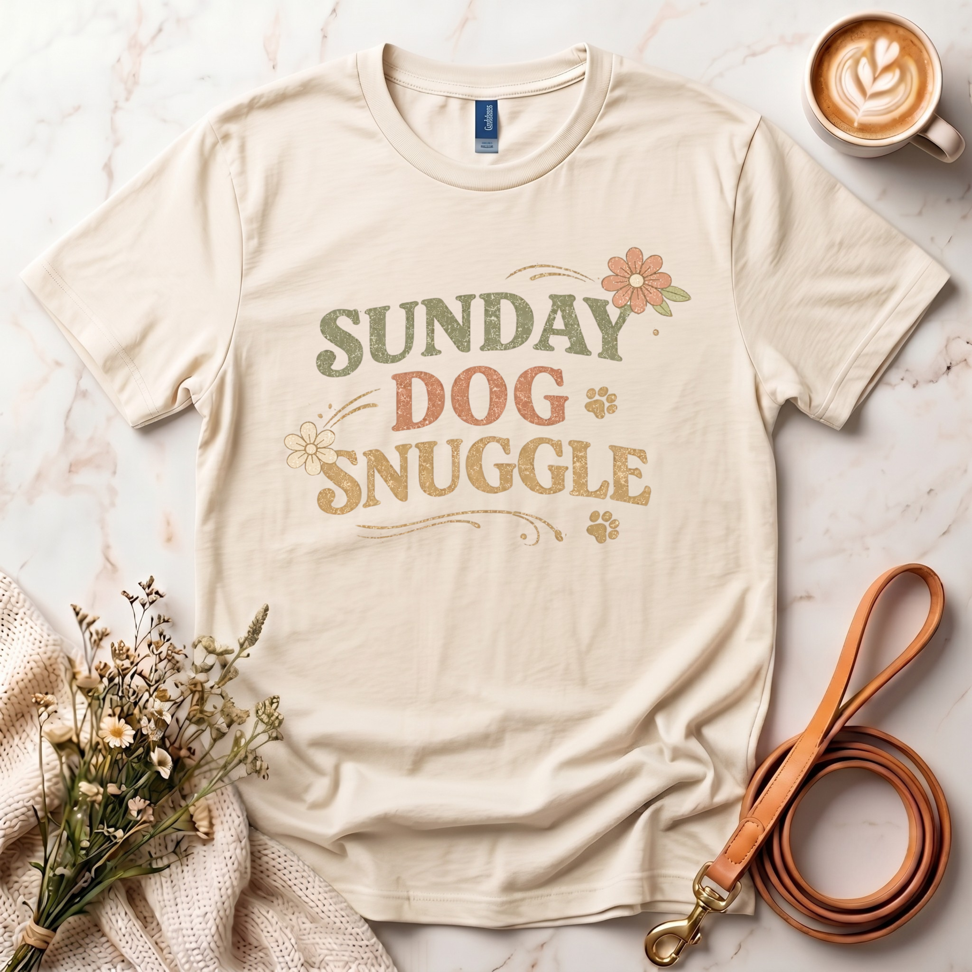 Sunday Dog Snuggle Tee