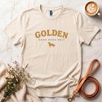 Golden Good Dogs Only Tee