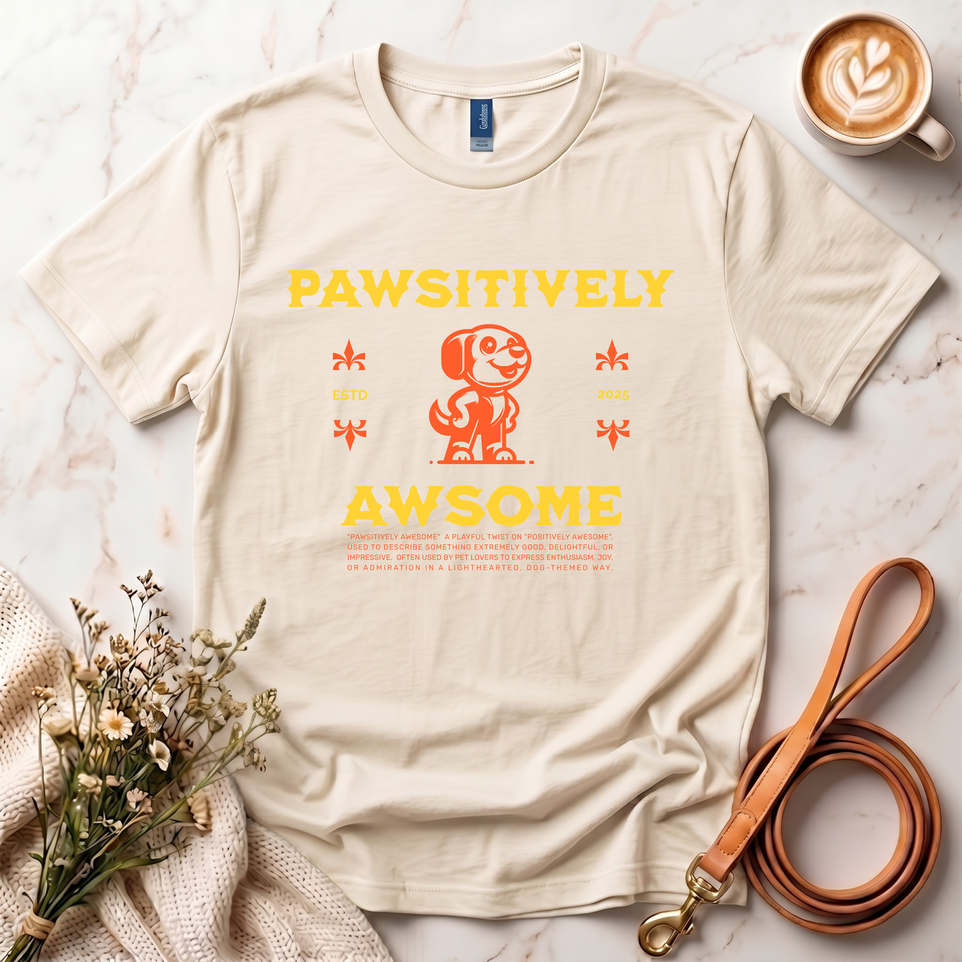 Pawsitively Awesome Tee