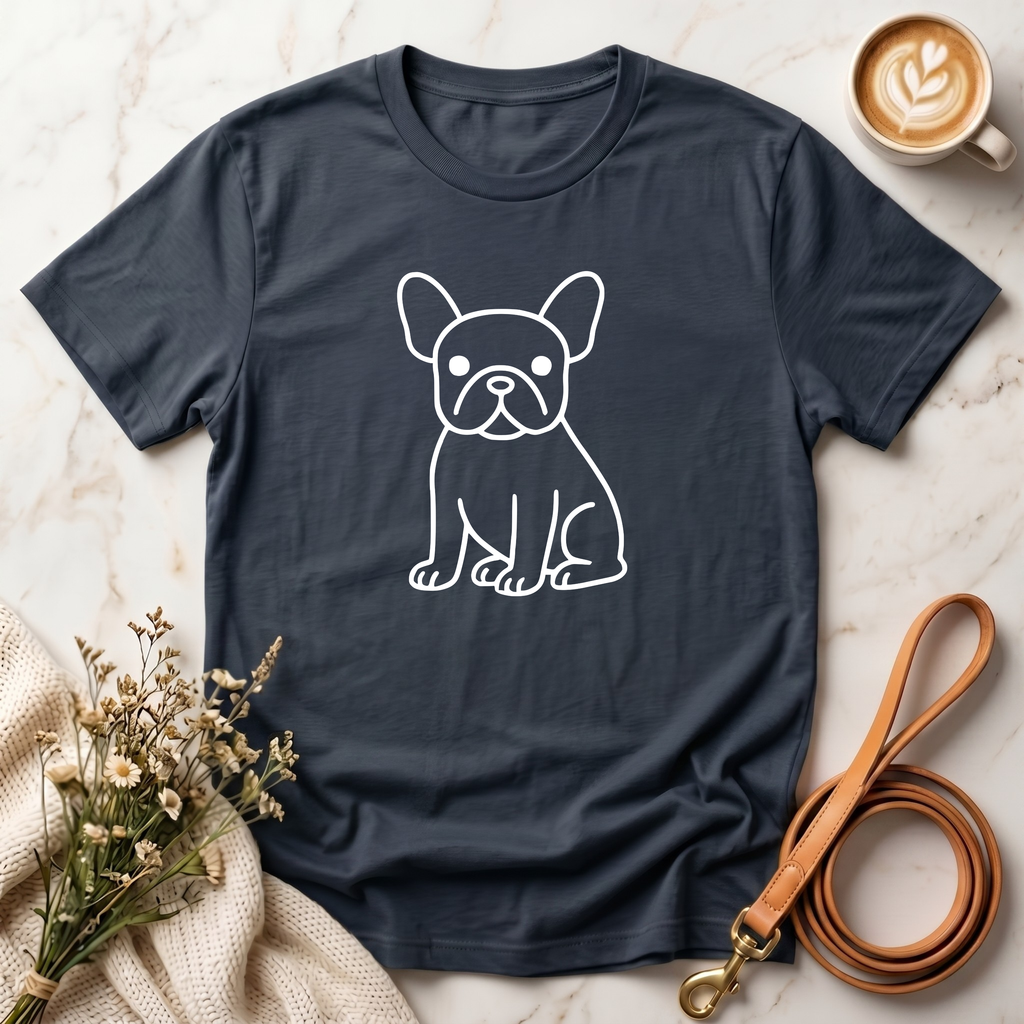 Minimal French Bulldog Tee