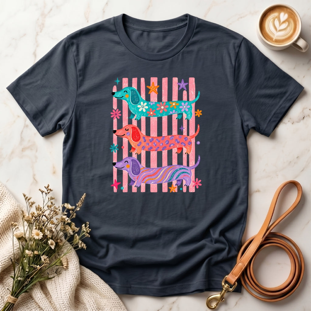 Colorful Dachshund Tee