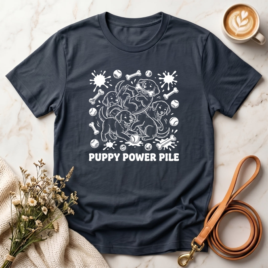 Puppy Power Pile Tee