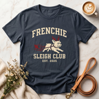 Frenchie Sleigh Club Christmas Tee