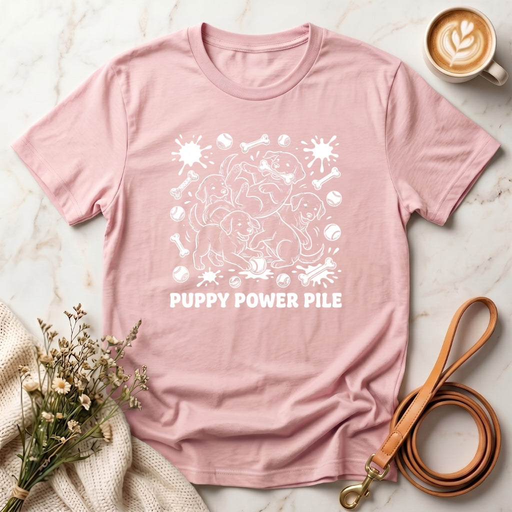 Puppy Power Pile Tee